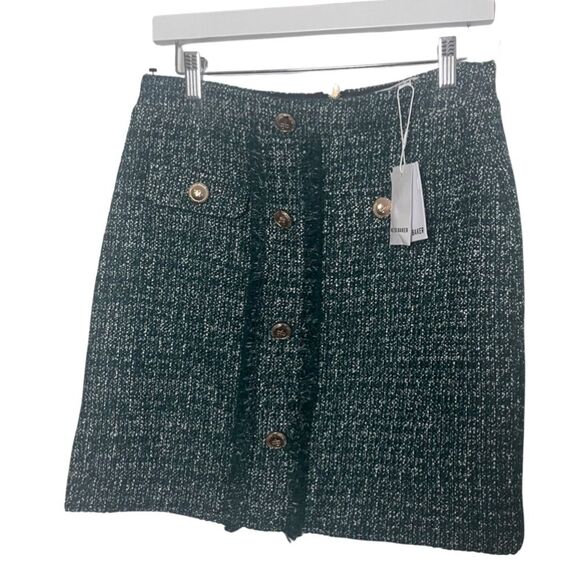 Walter Baker NWT Illiana Skirt in Meadow Tweed - Picture 4 of 13